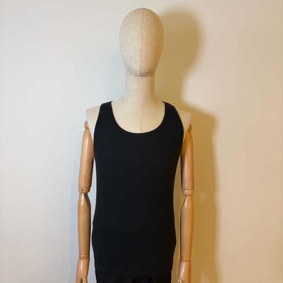 Calvin Klein Men’s Ribbed Cotton Tank Top - Black - Size M - Picture 3 of 10
